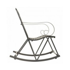 Sedia a dondolo Alexandra House Living Marrone Ferro 24 x 45 x 24 cm