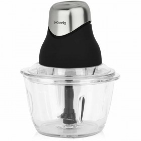 Tritatutto Hkoenig LEO8 Nero Cromo Vetro Acciaio inossidabile 1 L