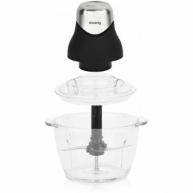 Tritatutto Hkoenig LEO8 Nero Cromo Vetro Acciaio inossidabile 1 L