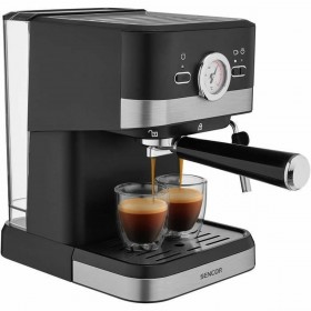 Caffettiera superautomatica Sencor SES 1721BK Nero Grigio 1050 W