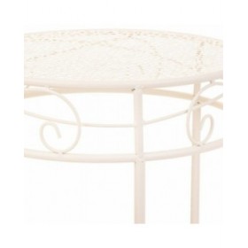 Supporto per Vaso Alexandra House Living Bianco Metallo Ferro 30 x 120 x 30 cm