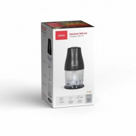 Tritatutto Livoo Chopper Nero 400 W Acciaio inossidabile