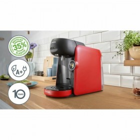 Caffettiera con Capsule BOSCH TAS163E T16 Finesse Nero Rosso rouge 1400 W 700 ml