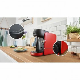 Caffettiera con Capsule BOSCH TAS163E T16 Finesse Nero Rosso rouge 1400 W 700 ml