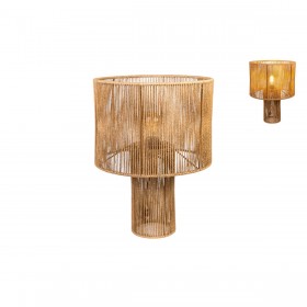 Lampada da tavolo Romimex Naturale Juta Ferro 30 x 43 x 30 cm