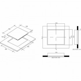 Piano Cottura in Vetroceramica Rosieres RKD73CT 5500 W