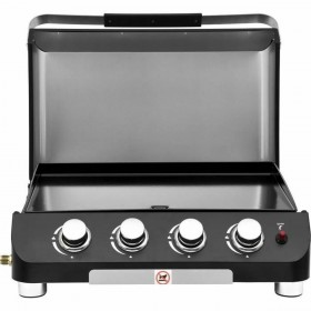 Piastra da Cucina CookingBox Nero Dorato 4 Unità