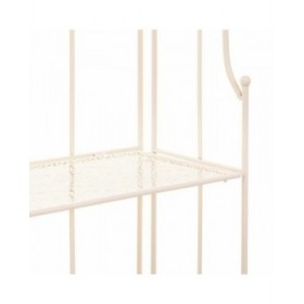Scaffale Alexandra House Living Bianco Metallo Ferro 28 x 70 x 28 cm