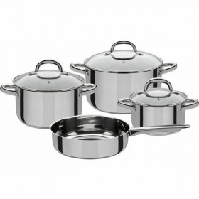 Batteria da Cucina GSW Acciaio 4 Pezzi (7 Unità)