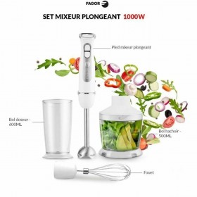 Frullatore ad Immersione Fagor FG349 Bianco 1000 W