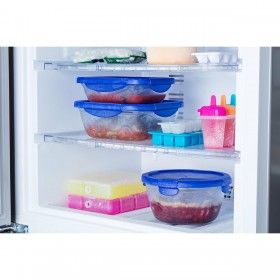 Contenitore per Conservare gli Alimenti Pyrex Azzurro Trasparente Rotonda 1,6 L (6 Pezzi)
