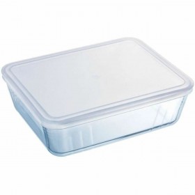 Contenitore per Conservare gli Alimenti Pyrex Bianco Trasparente Rettangolare 1,5 L