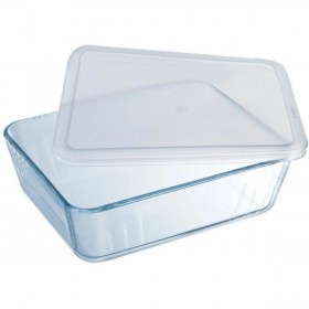 Contenitore per Conservare gli Alimenti Pyrex Bianco Trasparente Rettangolare 1,5 L