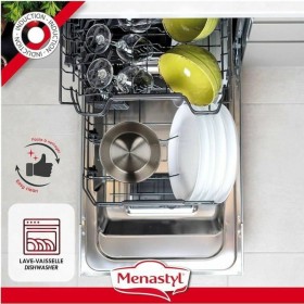 Contenitore per Conservare gli Alimenti Menastyl 40,5 cm Argentato Rettangolare