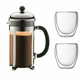Caffettiera a Stantuffo Bodum Grigio 1 L 0,35 L (8 Unità)