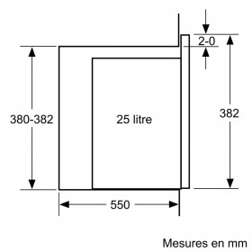 Microonde BOSCH Nero 900 W 25 L