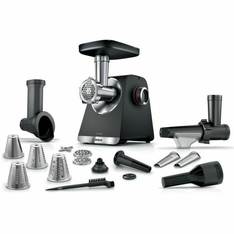Tritatutto BOSCH Serie 6 MFWS660B Nero Metallo Acciaio inossidabile Plastica 500 W