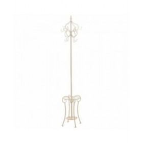 Attaccapanni da Terra Alexandra House Living Bianco 25 x 49 x 25 cm