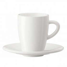 Set di 2 Tazze da Caffè Jura 85 ml Bianco (2 Unità)
