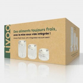 Set di 3 Barattoli Livoo