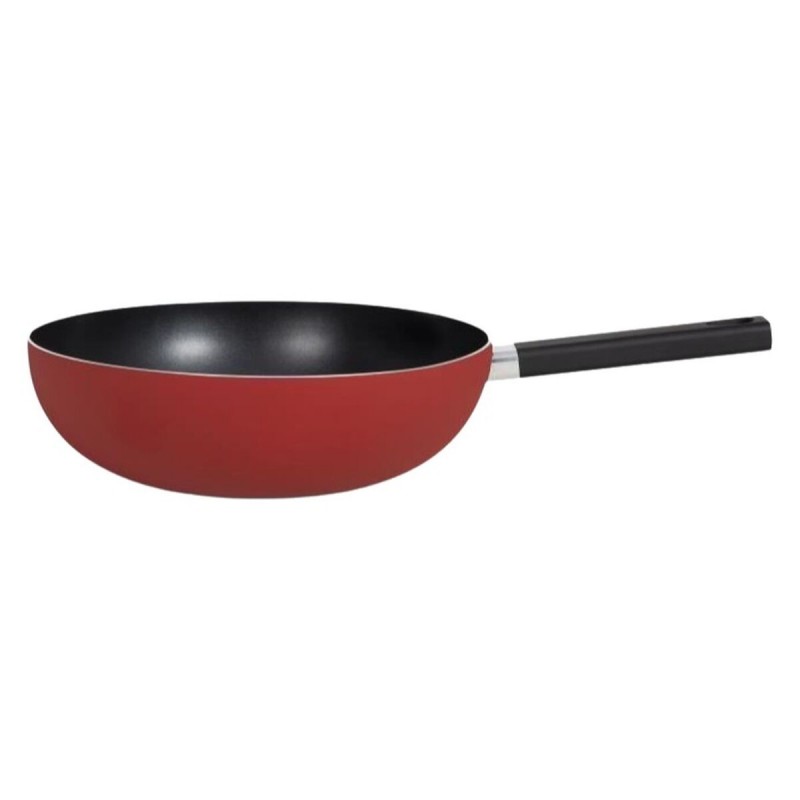Padella Wok Livoo Rosso Alluminio Ø 32 cm