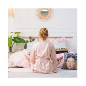 Copripiumino HappyFriday Chinoiserie rose Multicolore 155 x 220 cm