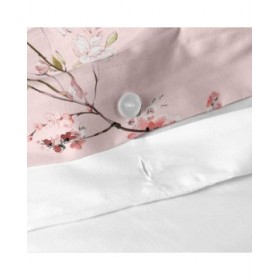 Copripiumino HappyFriday Chinoiserie rose Multicolore 155 x 220 cm
