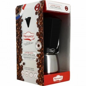 Caffettiera Italiana Menastyl Alluminio 9 Tazze 6 Tazze