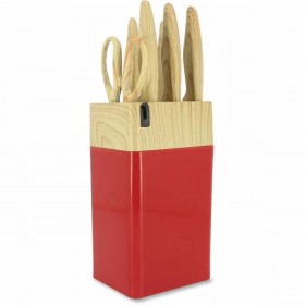Set di Coltelli Menastyl polipropilene Rosa 6 Pezzi (6 Unità)