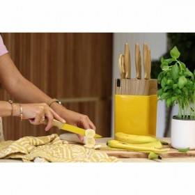 Set di Coltelli Menastyl Giallo polipropilene 6 Pezzi (6 Unità)