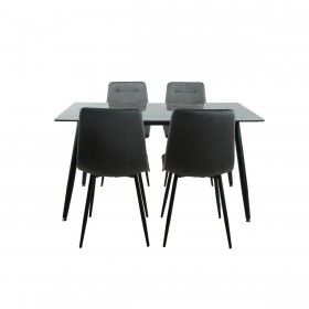 Tavolo con sedie Romimex 5 Pezzi