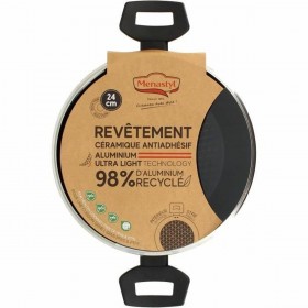 Casseruola Menastyl Ø 24 cm Nero