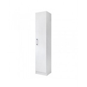 Armadio per Scope Alexandra House Living Bianco Legno MDP 35 x 170 x 32 cm 1 ușă Reversibile