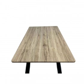 Tavolo Allungabile Romimex Marrone Metallo Legno MDF 90 x 76 x 90 cm