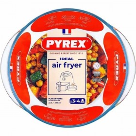 Pirofila da Forno Pyrex Trasparente Vetro Borosilicato Rotondo Ø 26 cm
