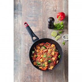 Padella Wok Pyrex Nero Alluminio
