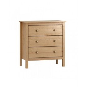 Cassettiera Alexandra House Living Rovere 76 x 81 x 39 cm 3 cassetti