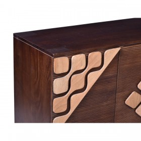 Credenza Romimex Marrone Dorato Legno di mango 40 x 80 x 150 cm