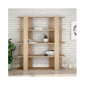 Libreria Alexandra House Living Rovere Legno MDP 110 x 122 x 29 cm 4 Mensole
