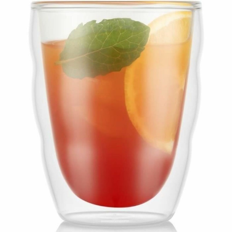 Set di Bicchieri Bodum 250 ml Trasparente Vetro Borosilicato Liscio 2 Pezzi (2 Unità)