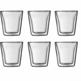 Set di Bicchieri Bodum 100 ml Trasparente Vetro Borosilicato Liscio 6 Pezzi (6 Unità)