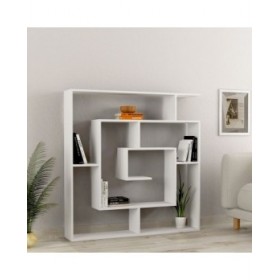 Scaffale Alexandra House Living Bianco Legno MDP 125 x 129 x 22 cm Labirinto