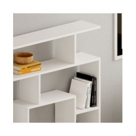 Scaffale Alexandra House Living Bianco Legno MDP 125 x 129 x 22 cm Labirinto