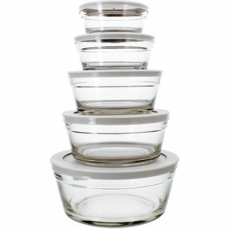 Contenitore per Conservare gli Alimenti Menastyl Rotondo 150 ml 400 ml (5 Unità)