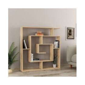 Scaffale Alexandra House Living Rovere Legno MDP 125 x 129 x 22 cm Labirinto