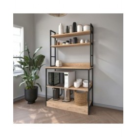 Credenza Alexandra House Living 101 x 160 x 36 cm 4 Mensole industriale Scaffale
