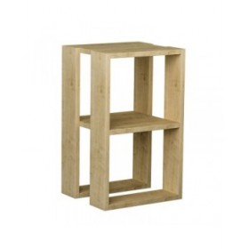 Tavolino da Caffè Alexandra House Living Rovere Legno MDP 60 x 32 x 60 cm 1 Mensole