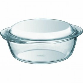 Casseruola con coperchio Pyrex 1,4 L Bianco Trasparente
