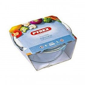 Casseruola con coperchio Pyrex 1,4 L Bianco Trasparente