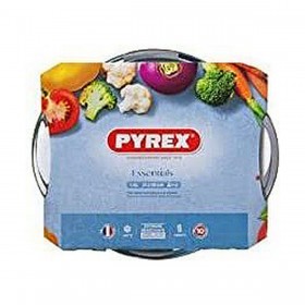 Casseruola con coperchio Pyrex 1,4 L Bianco Trasparente